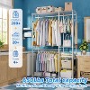 Simple Trending Heavy Duty Clothing Rack Loads 750 LBS, Garment Racks with Adjustable Shelves for Hanging Clothes, Metal Wardrobe Closet, Chrome - 4 of 4