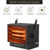 Acekool 7000W Mounted Heater - Thermostat & Remote, Wall/Ceiling Installation for Large Spaces - 4 of 4