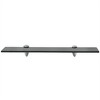 vidaXL Floating Shelves 2 pcs Glass 19.7 in.x7.9 in. 0.3 in. - 3 of 4