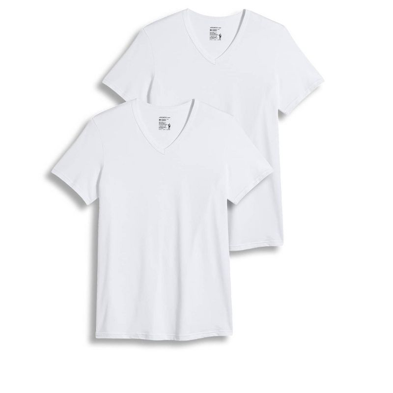 Jockey Men's Slim Fit Cotton Stretch V-Neck T-Shirt - 2 Pack, 3 of 4