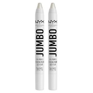 NYX PROFESSIONAL MAKEUP Jumbo Eye Pencil (608 Cottage Cheese) Blendable Eyeshadow Stick & Eyeliner Pencil (PACK OF 2) - 1 of 4