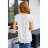 Women's Keep Me Posted Ruffle Detail Blouse - Jodifl - 3 of 4