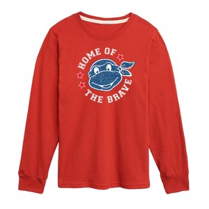 Boys' - Teenage Mutant Ninja Turtles - Born Raised USA Long Sleeve Graphic T-Shirt - 1 of 4