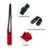 Unique Bargains Neoprene Insulated Removable Shoulder Straps Water Bottle Sling Bags 2.64"x7.28" 2 Pcs Red - 4 of 4