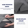 SUBRTEX 4-Piece Bed Sheet Set – Breathable Sheets & Pillowcases with Deep Pockets, Grey - 2 of 4