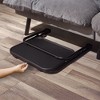 FurnitureR Adjustable Folding TV Tray with 4 Height & 3 Tilt Angle, Foldable Dinner Trays Laptop Snack Table with Cup Holder Sofa, 3PCS. Black - 4 of 4