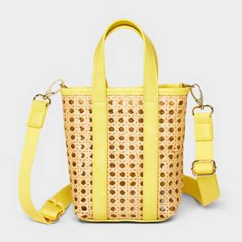 Wento 1pcs 31''-57'' Webbing Shoulder Cross Yellow Bag Strap,Replacement  Cross Body Purse Straps,Yellow Canvas Purses Straps WTD34 (Yellow)…