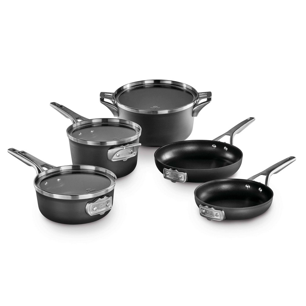 Calphalon 2094471 Classic Nonstick 14-Piece Cookware Set With No-Boil-Over  Inserts 