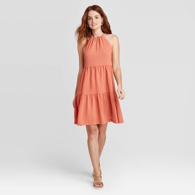 target coral dress