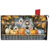 Briarwood Lane Mailbox Cover  - Standard Size - Rustic Fall Birdhouse Welcome For Fall Mailbox Cover - 3 of 3
