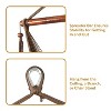 Sunnydaze Caribbean Style Extra Large Hanging Rope Hammock Chair Swing for Backyard and Patio - 3 of 4
