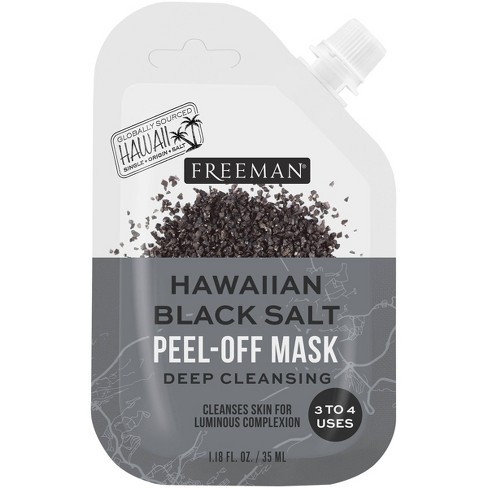Freeman Exotic Blend Hawaiian Black Salt Peel-Off Mask - 1.18 fl oz - image 1 of 4