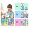 PICASSO-TILES 50 Piece Mermaid Magnetic Tile Building Blocks Set - 3 of 4