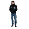 Superman Back Print Oversized Graphic Adult Black Long Sleeve Hoodie - 3 of 4