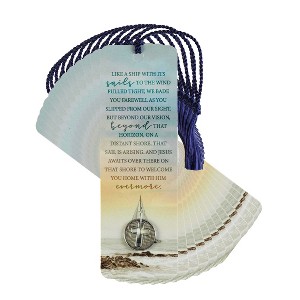 Dicksons Ship with It's Sails Home with Him 6 inch Paper Tussled Bookmark with Coin Pack of 15 - 1 of 4