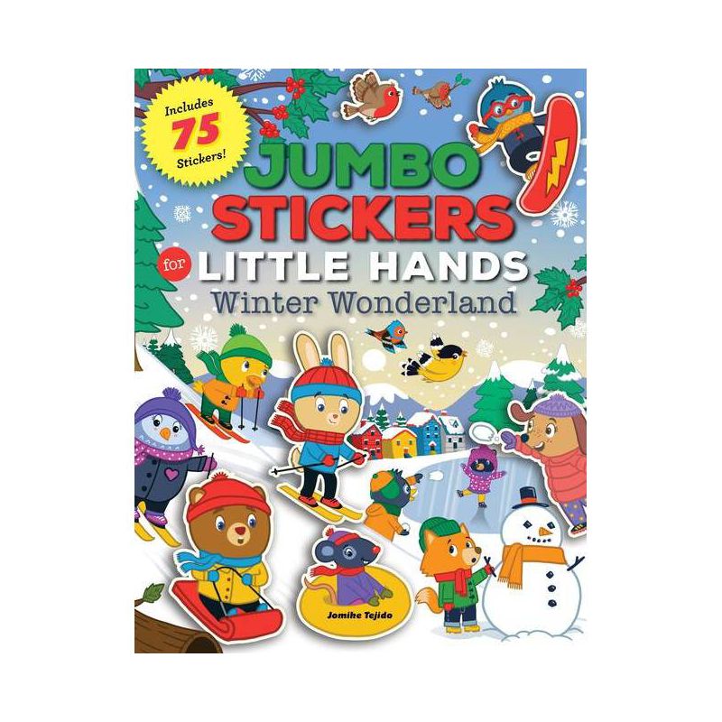 Jumbo Stickers for Little Hands: Winter Wonderland - by  Jomike Tejido (Paperback), 1 of 2