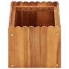 VidaXL Garden Raised Bed 19.6Inchx11.8Inchx9.8Inch Solid Acacia Wood - 3 of 4