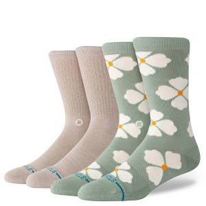 STANCE x WADE Men's Tiled 2 Pk Crew Socks - 6-12 - 1 of 4