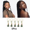 Unique Bargains Christmas Elements Hair Ring Pendants 6 Pcs - 3 of 4