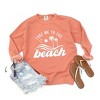 Simply Sage Market Women's  Garment Dyed Graphic Sweatshirt Take Me To The Beach Wave - 2 of 2
