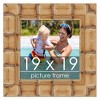 PosterPalooza | 19x19 Wide Bamboo Picture Frame, UV Acrylic, 4 Finishes - Brown, Black, Silver, and Natural - 2 of 4