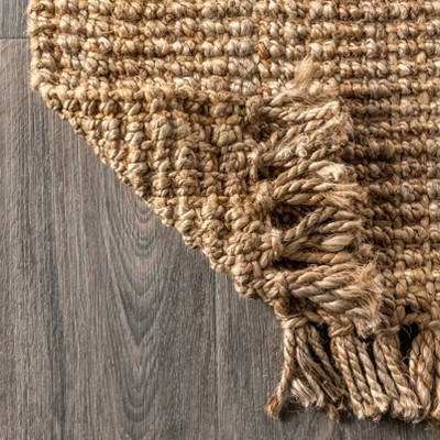 Handmade Natural Jute Braided 8' x 10' Area Rug