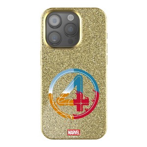 Keyscaper Marvel Fantastic 4 Badge Gold Bling Cell Phone Case for Apple iPhone - 1 of 4