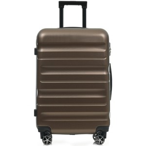 Coolife 28 Inch Luggage, Hardshell ABS Suitcase with Spinner Wheels, Checked - 1 of 4