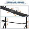 Bike Storage Rack, 5 Bike Storage Garage, Adjustable Height, Space Saving, 5 Garage Wall Storage for Front Yards, Backyards, Basements - 3 of 4