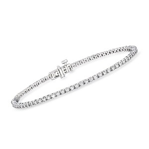 Ross-Simons 1.00-1.10 ct. t.w. Lab-Grown Diamond Tennis Bracelet in Sterling Silver - 1 of 4