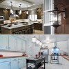 Luxrite 5W Vintage Candelabra LED Bulbs 60W Equivalent, 550 Lumens, 5000K Bright White, Dimmable, E26 Medium Base, Torpedo Tip 6 Pack - 2 of 4