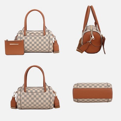 MKF Collection Adhara Women’s Structured Satchel Bag with Pouch, Circular Print, by Mia K — фото 5