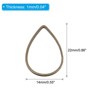 Unique Bargains Copper DIY Jewelry Making Wide Usage Easy to Use Beading Hoop Earrings 60Pcs - 2 of 4