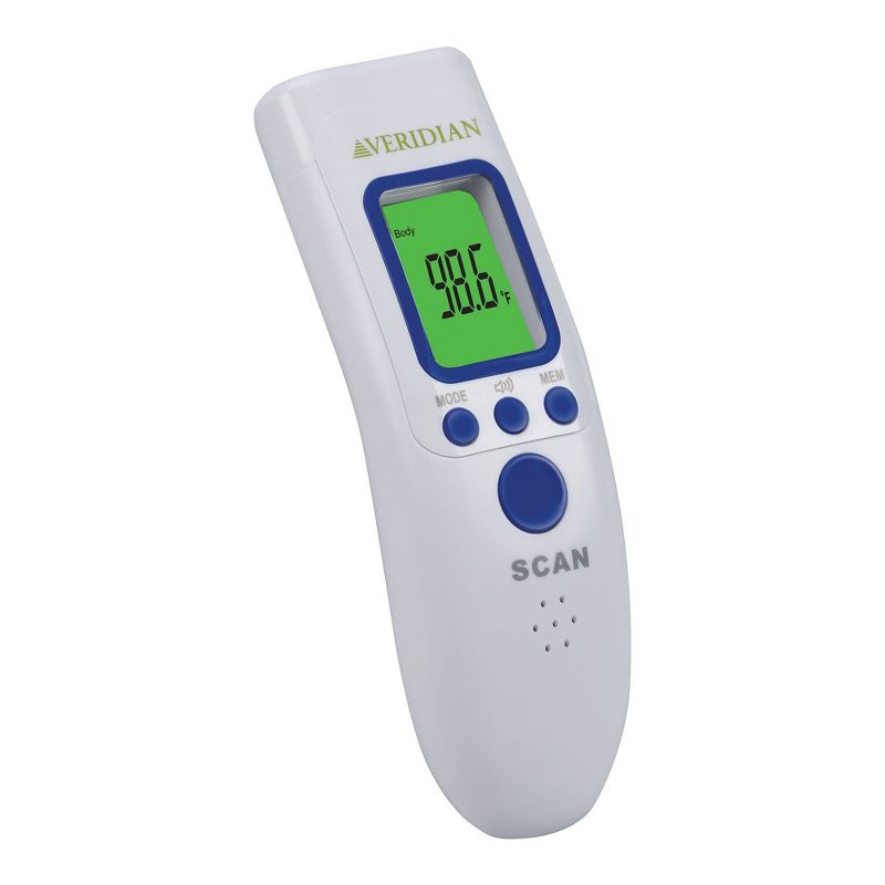 Veridian Non-Contact Thermometer LCD Display 09-183 1 Each, 3 of 6