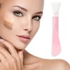 Unique Bargains Lightweight Double-headed Facial Mask Brush White Pink 1 Pc - 2 of 4