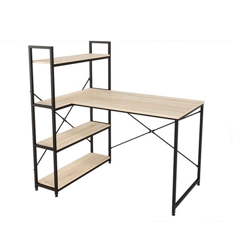 Nost & Host L Shaped Contemporary Home Office Computer Desk with Shelves, 1 of 6