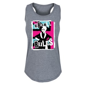 Women's - Cruella -  Graphic Racerback Tank - 1 of 4
