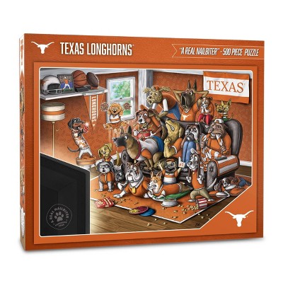 NCAA Texas Longhorns Purebred Fans 'A Real Nailbiter' Puzzle - 500pc