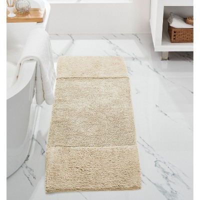 Granada Bath Rug 100% Premium Cotton Tufted Non-Slip Backing Bathmats for Bathroom, Soft Absorbent Machine Washable Floor Bathmat