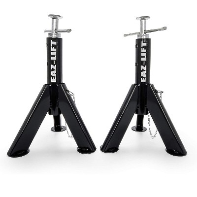 EAZ LIFT Adjustable Telescopic RV Jack Stabilizer Stand Pair, 16 to 30 Inches, 6,000 Pound Capacity