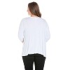 24seven Comfort Apparel Women's Plus Elbow Length Open Cardigan - 3 of 4