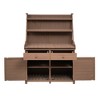 Whisen 65" Fir Wood Garden Potting Bench with Storage Shelf, Drawer & Cabinet - 3 of 4