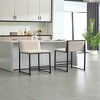 Resenkos Counter Bar Stools, Counter Stool,Counter Height Bar Stools Set of 2,Metal Footrest and Frame for Kitchen,Dining Room-Ivory White - 4 of 4