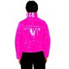Members Only Space Jam High Shine Puffer With Printed Lining Jacket - 3 of 4