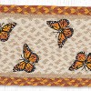 Earth Rugs Botanical Stair Tread – Monarch Butterfly and Foliage Design by Harry W. Smith - 2 of 3