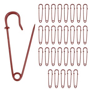 Unique Bargains Sewing Upholstery Spring Lock Blanket Bulk Large Safety Pins 30 Pcs - 1 of 4