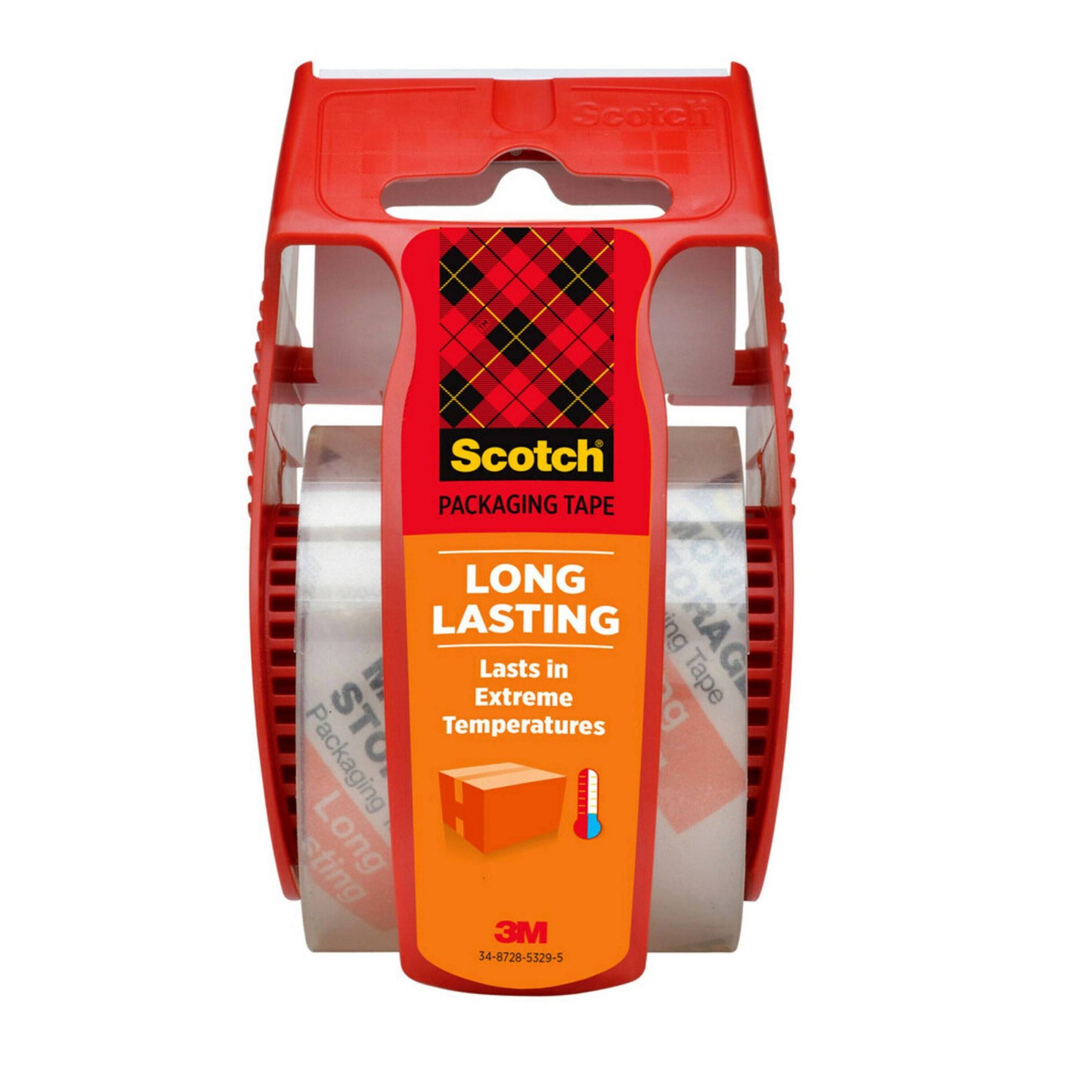 Scotch 1.88''x 27.7 yd.165L Long Lasting Storage Packaging Tape: Clear Plastic Packing & Shipping Tape