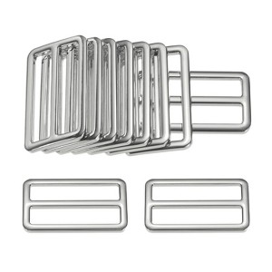 Unique Bargains Zinc Alloy Durable Multipurpose Tri Glide Metal Buckles for Bags 10 Pcs - 1 of 4