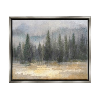Stupell Industries Abstract Blurred Pine Tree Forest Landscape