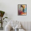 Stupell Industries Contemporary Female Pose Energetic Brush Strokes Black Framed Giclee Art - 2 of 4